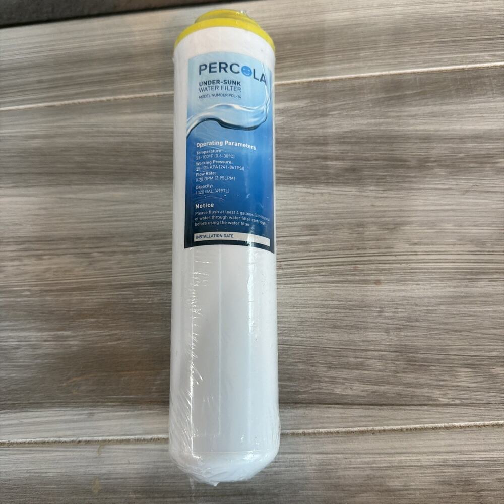 Percola PCL-14 Under Sink Water Filter Replacement 1320 Gallons